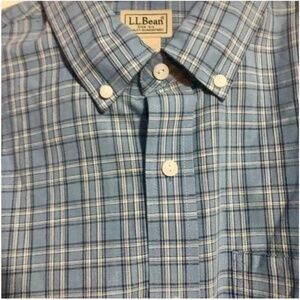 Brand New Men’s LL Bean Large/Tall Perfect Plaid Shirt!!